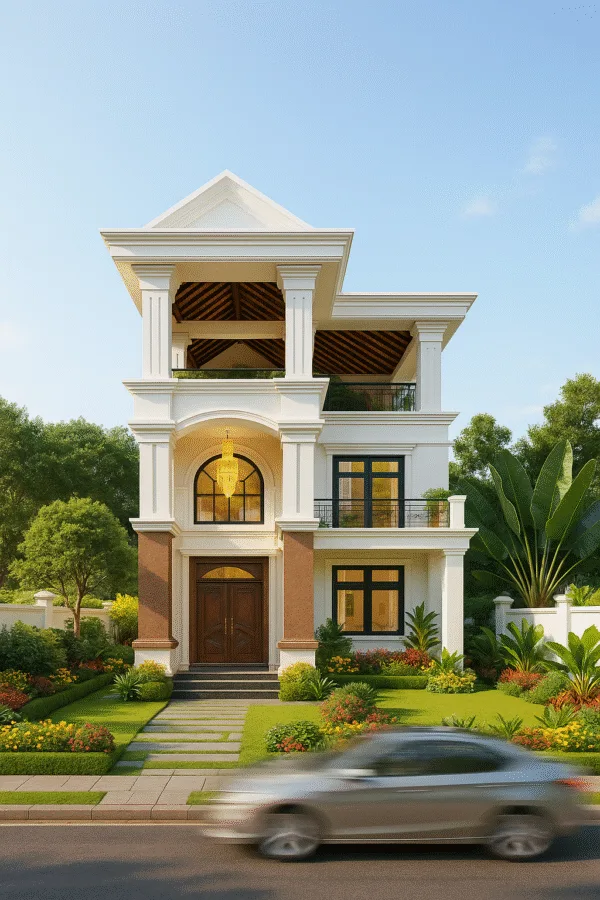 25011-Classic Luxury Villa Design (8m x 15m)
